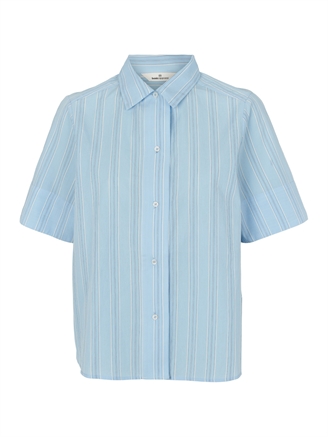 Basic Apparel Marina SS Shirt Airy blue/lotus/Birch/Classic Blue